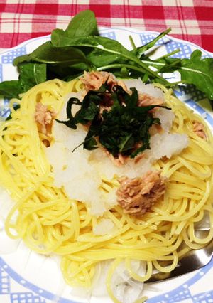 大根おろし＊ツナ＊野菜たっぷり和風パスタ-レシピのメイン写真