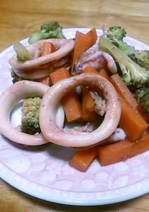 いかと野菜のバター醤油炒め-レシピのメイン写真