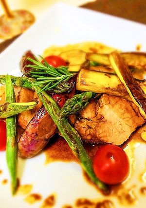 ★簡単★ローストポーク 夏野菜添え-レシピのメイン写真