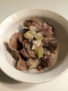 ビールにぴったり!砂肝のネギ塩和え-レシピのメイン写真
