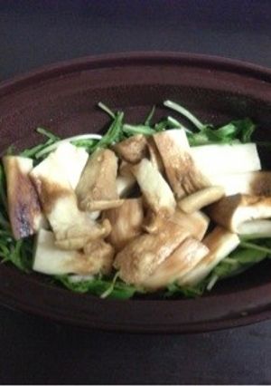 エリンギと水菜のバター醤油蒸し♡-レシピのメイン写真