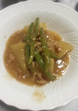 新じゃがのそぼろあん-レシピのメイン写真