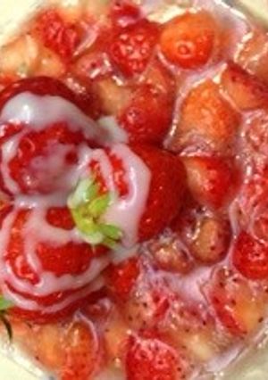 いちごのゼリー♬-レシピのメイン写真