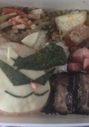 妖怪ウォッチ ワルニャン キャラ弁 ♡-レシピのメイン写真