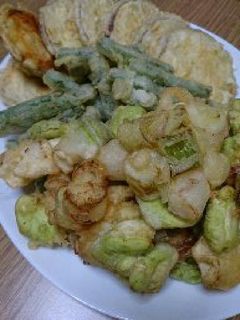 空豆と長ネギの かき揚げ☆-レシピのメイン写真