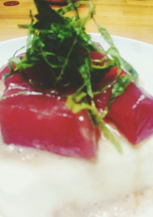 冷奴　～ﾏｸﾞﾛの山かけ風～-レシピのメイン写真
