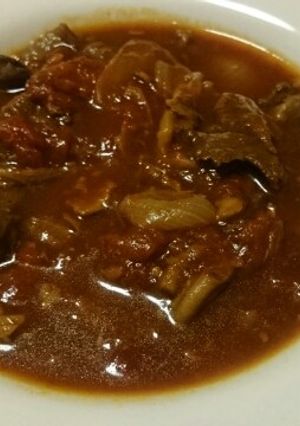 【お手軽】牛すじトマトワイン煮-レシピのメイン写真