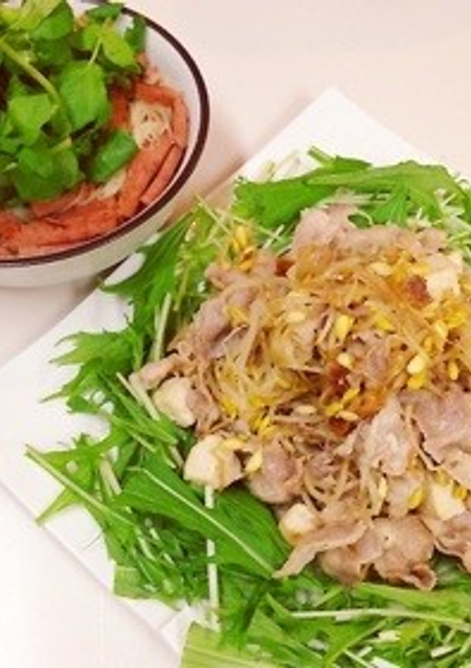 塩豆腐と豚バラの柚子胡椒炒め-レシピのメイン写真