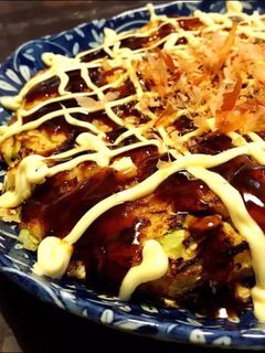 簡単!長芋とキャベツのお好み焼きTKG-レシピのメイン写真