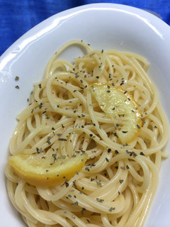 暑い日、レモンソルトの冷製パスタ-レシピのメイン写真