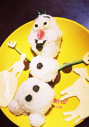アナと雪の女王の、オラフご飯-レシピのメイン写真
