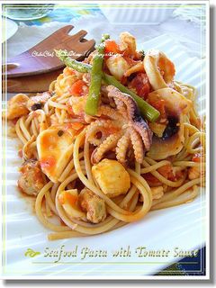 シーフード*トマトソースパスタ-レシピのメイン写真