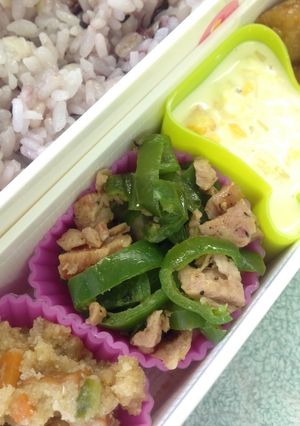 簡単!スパム&ピーマン炒め-レシピのメイン写真