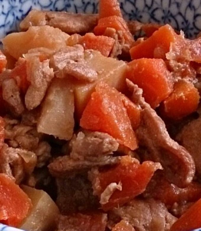 一人暮らし用の肉じゃが-レシピのメイン写真