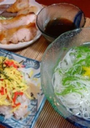 天の川をイメージした素麺♪-レシピのメイン写真