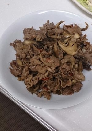 豚こまと舞茸の甘辛-レシピのメイン写真