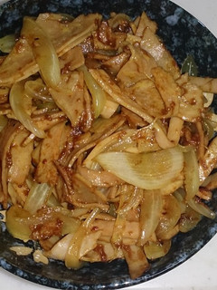 ハムと玉ねぎのカレー風味炒め☆-レシピのメイン写真
