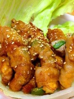 豚バラチーズ巻〜ししとうorピーマンで〜-レシピのメイン写真