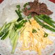 焼肉ぶっかけ♪そうめん