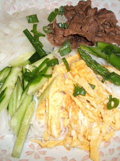 焼肉ぶっかけ♪そうめん-レシピのメイン写真