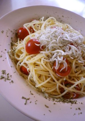 しらすとトマトの冷製パスタ-レシピのメイン写真