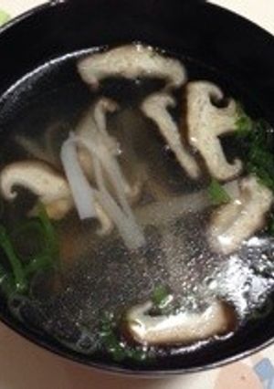カニカマと椎茸の春雨スープ♡-レシピのメイン写真
