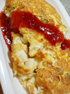 チリ★ヘルシー豆腐オムレツ-レシピのメイン写真
