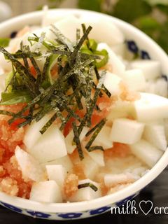 山芋たらこ丼-レシピのメイン写真