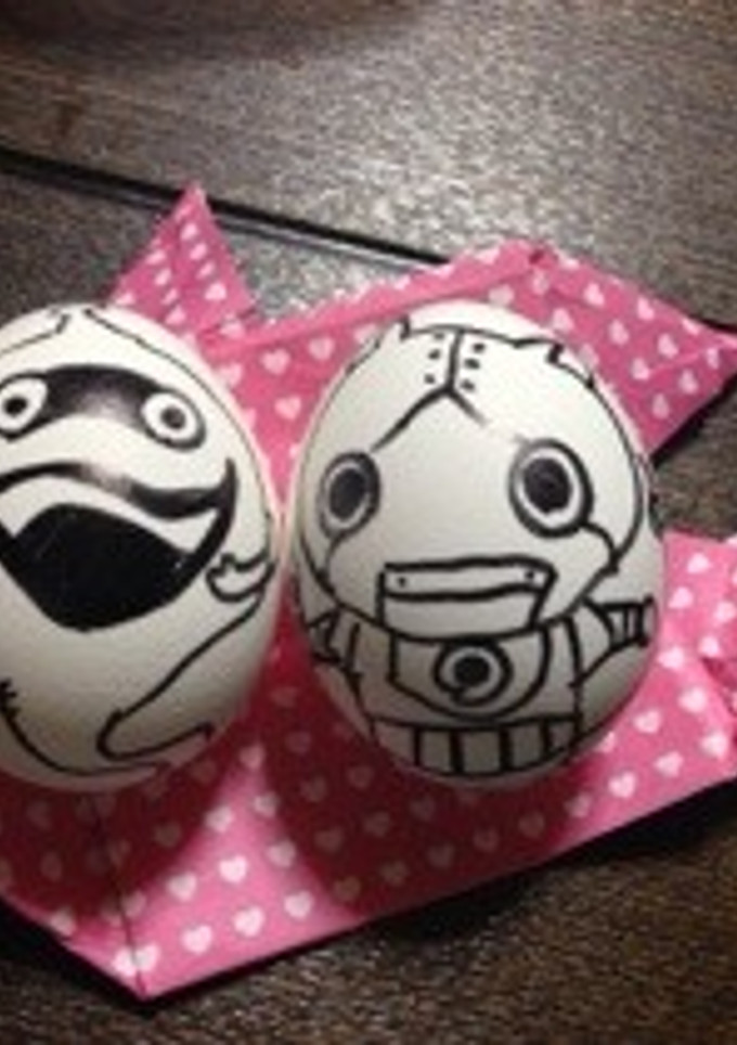 キャラ弁ゆで卵 超簡単♫-レシピのメイン写真