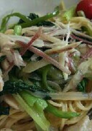 野菜たっぷりささ身の和風パスタ♪-レシピのメイン写真