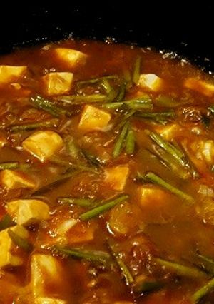 簡単★余ったミートボールを麻婆豆腐に♪-レシピのメイン写真