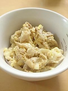 豚肉と卵のごま油炒め-レシピのメイン写真