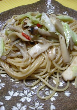 和風醤油スパゲティー♪　-レシピのメイン写真