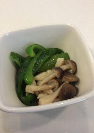 やさしい味！ピーマンとしめじの煮浸し-レシピのメイン写真