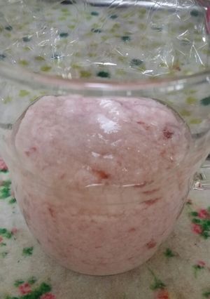 ｶﾙﾋﾟｽ苺ﾌﾙｰﾁｪ-レシピのメイン写真