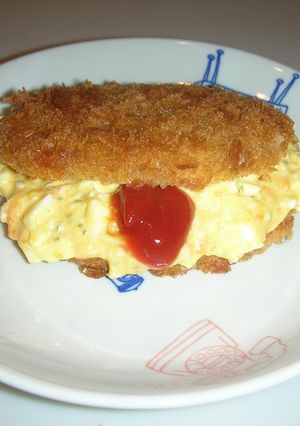 超簡単はさむだけマヨタマコロッケ-レシピのメイン写真