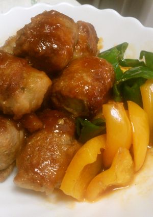 肉巻きゅうりの酢豚風-レシピのメイン写真