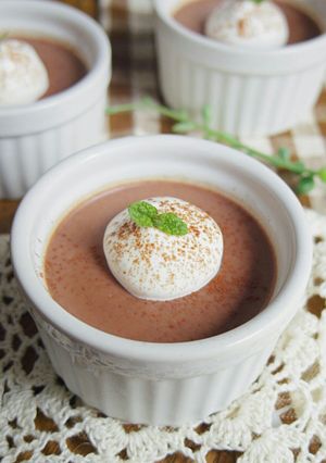 ☆簡単☆濃厚なめらかチョコプリン-レシピのメイン写真