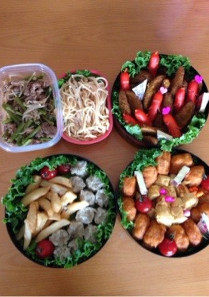 2014小学校運動会のお弁当-レシピのメイン写真
