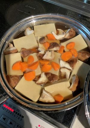 基本のこうや豆腐含め煮-レシピのメイン写真
