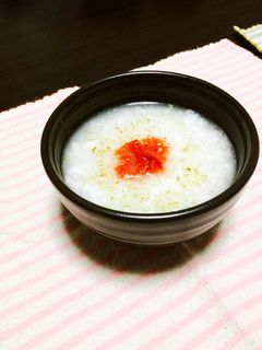 さっぱり梅おじや-レシピのメイン写真