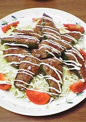 ピーマンの肉詰め～照りマヨソース～♫-レシピのメイン写真