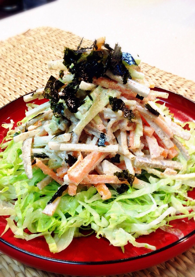 ごま香る五種野菜のサラダ〜根菜編-レシピのメイン写真