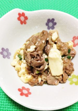 豚肉と豆腐のケロリン炒め-レシピのメイン写真