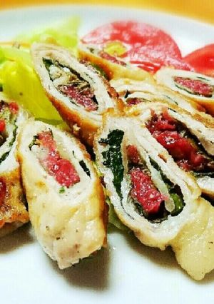 ❁豚肉の梅しそロール焼き❁-レシピのメイン写真