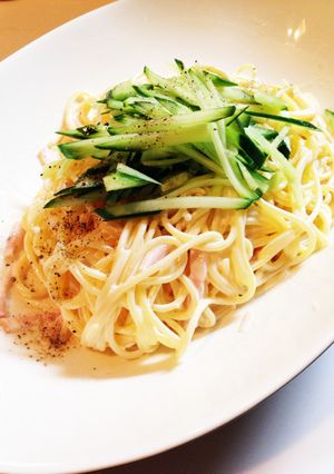簡単に冷製パスタ-レシピのメイン写真