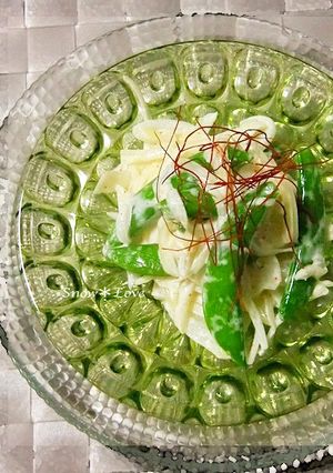 スナップエンドウと玉ねぎのサラダ♤-レシピのメイン写真