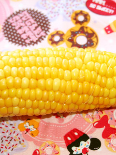 ♡レンジで簡単お弁当皮付きとうもろこし♡-レシピのメイン写真