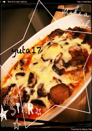 ナスのトマトチーズ-レシピのメイン写真