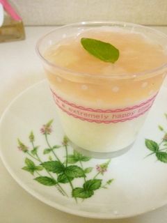 簡単、おしゃれ カルピスヨーグルトゼリー-レシピのメイン写真